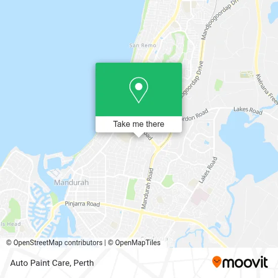 Mapa Auto Paint Care