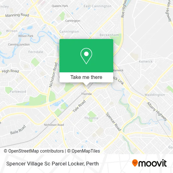 Mapa Spencer Village Sc Parcel Locker