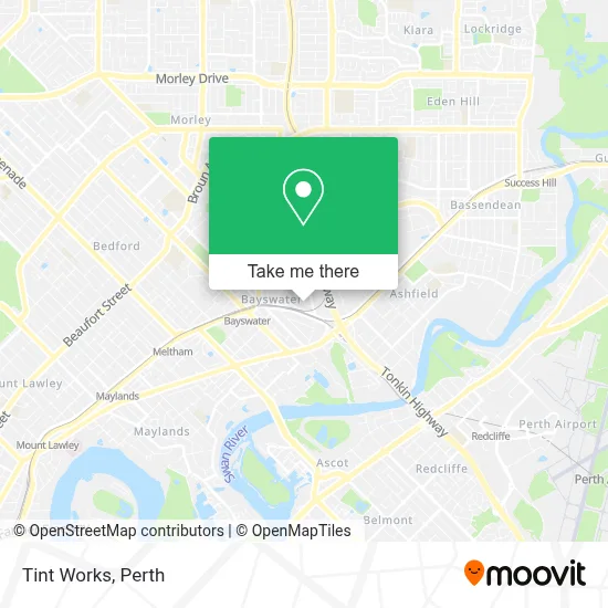 Tint Works map