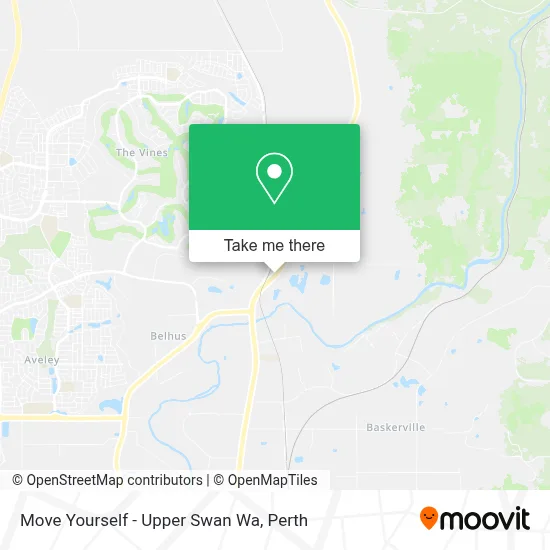 Mapa Move Yourself - Upper Swan Wa