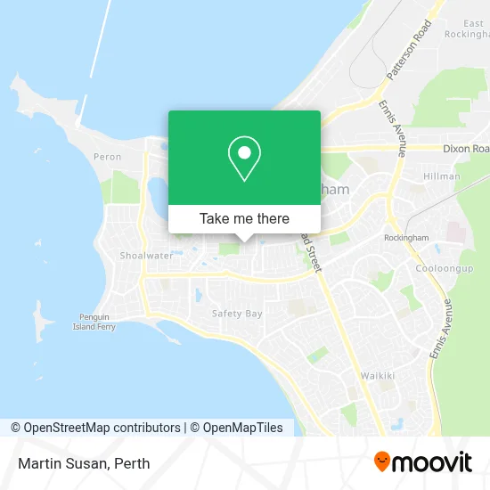 Mapa Martin Susan