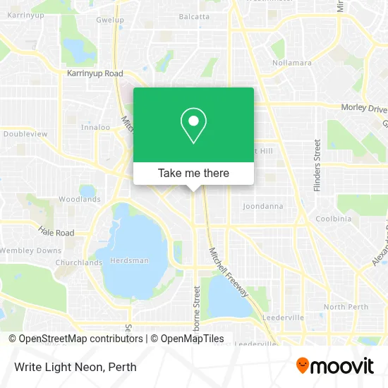Write Light Neon map