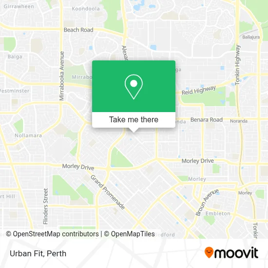 Mapa Urban Fit