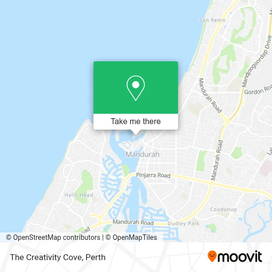 Mapa The Creativity Cove