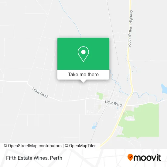 Mapa Fifth Estate Wines