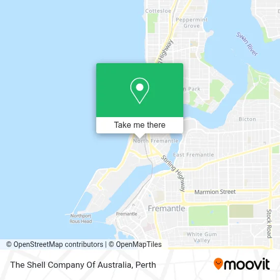 Mapa The Shell Company Of Australia