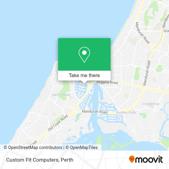 Custom Fit Computers map