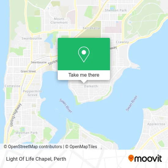 Mapa Light Of Life Chapel