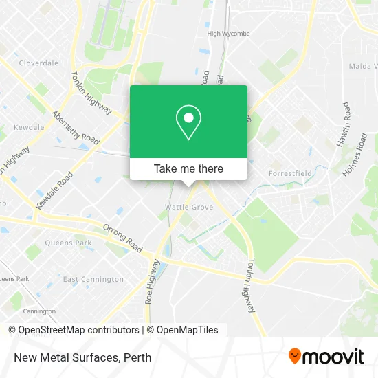 Mapa New Metal Surfaces