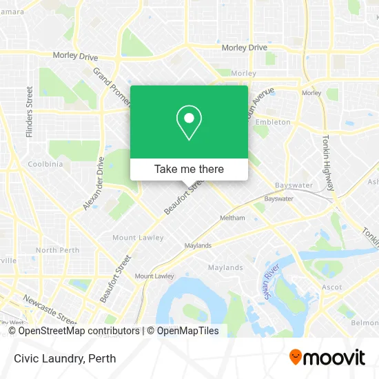 Mapa Civic Laundry