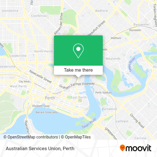 Mapa Australian Services Union