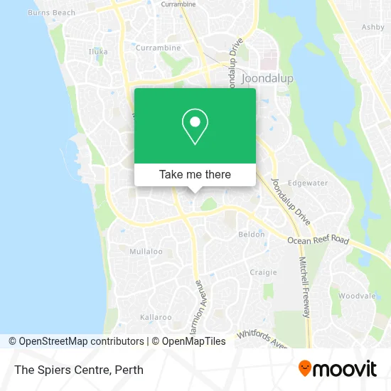 Mapa The Spiers Centre