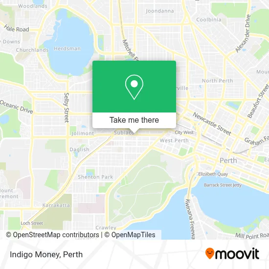 Mapa Indigo Money