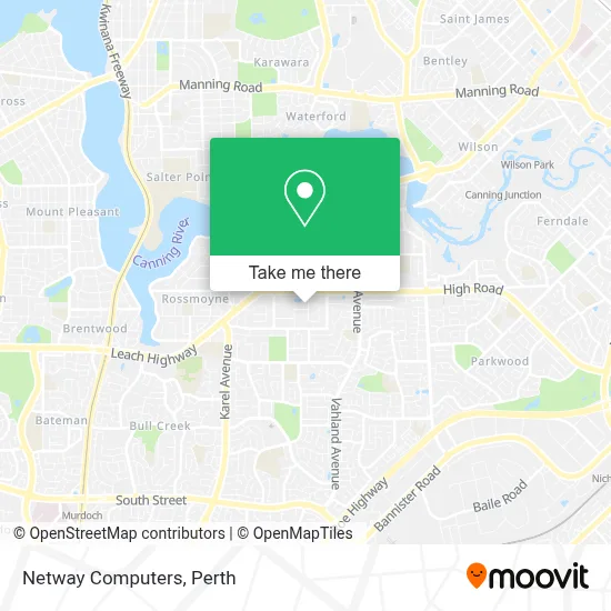Mapa Netway Computers