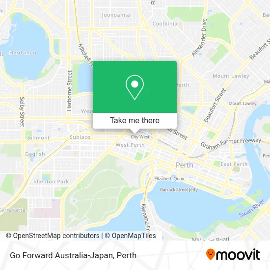 Mapa Go Forward Australia-Japan