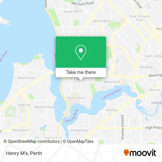 Mapa Henry M's