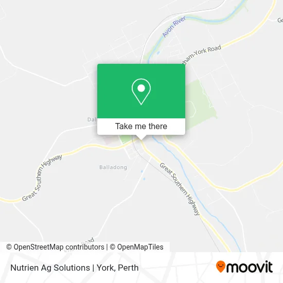 Mapa Nutrien Ag Solutions | York