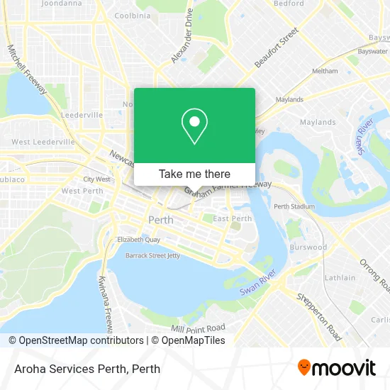 Mapa Aroha Services Perth