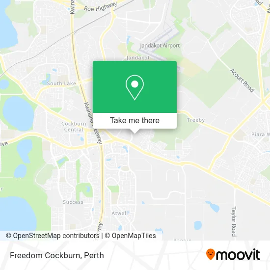 Mapa Freedom Cockburn