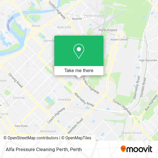 Mapa Alfa Pressure Cleaning Perth