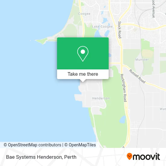 Mapa Bae Systems Henderson