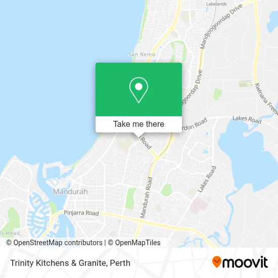 Mapa Trinity Kitchens & Granite