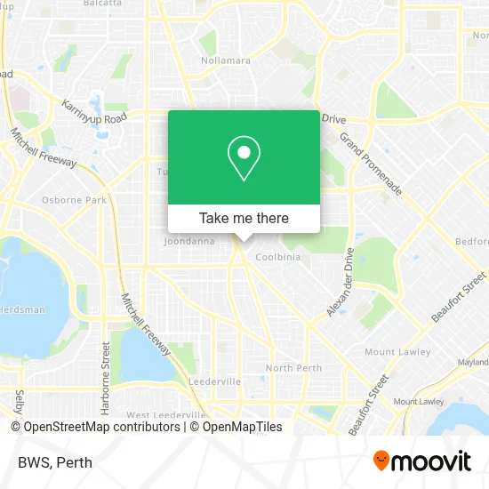 Mapa Bws