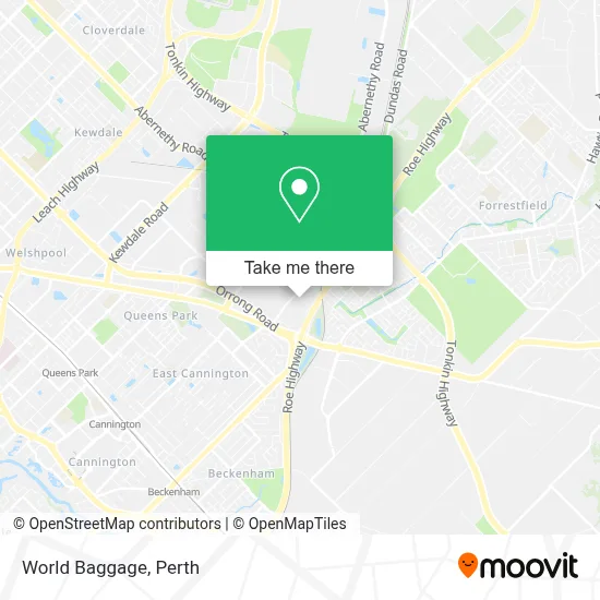 Mapa World Baggage