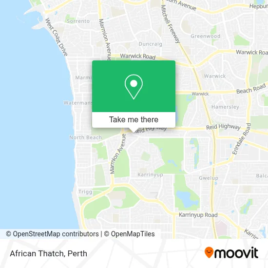 Mapa African Thatch
