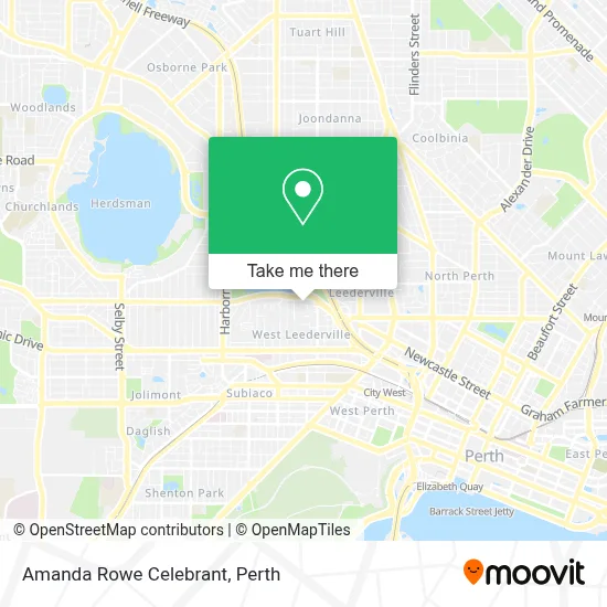 Mapa Amanda Rowe Celebrant