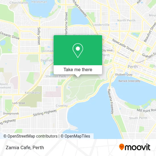 Mapa Zamia Cafe