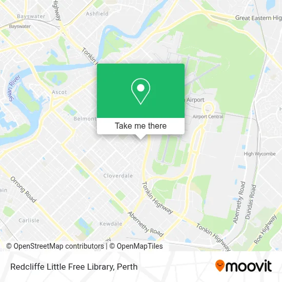 Mapa Redcliffe Little Free Library