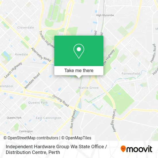 Mapa Independent Hardware Group Wa State Office / Distribution Centre