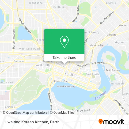 Mapa Hwaiting Korean Kitchen