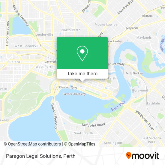 Mapa Paragon Legal Solutions