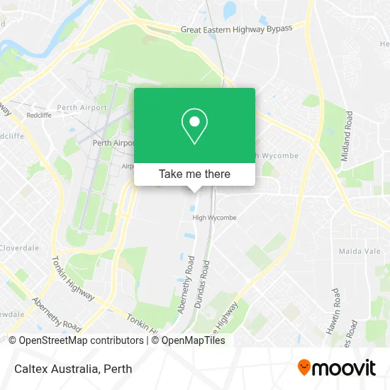 Mapa Caltex Australia