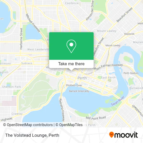 Mapa The Volstead Lounge