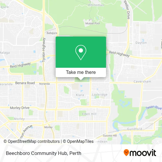 Mapa Beechboro Community Hub