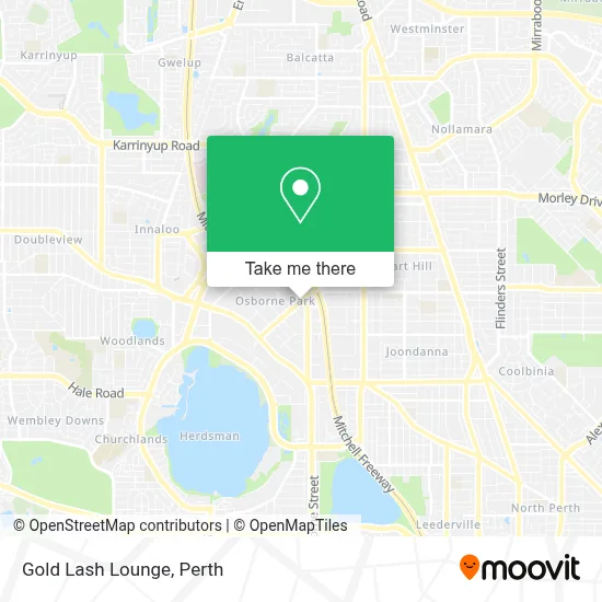 Mapa Gold Lash Lounge