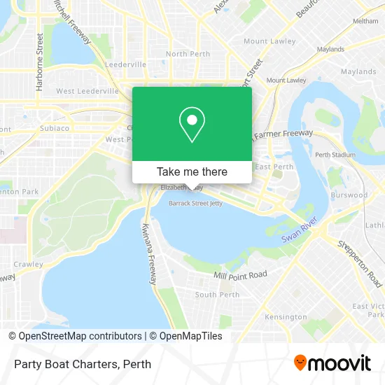 Party Boat Charters map