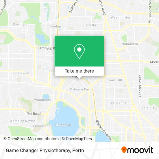 Mapa Game Changer Physiotherapy
