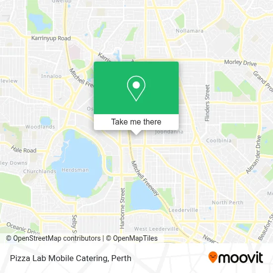 Mapa Pizza Lab Mobile Catering
