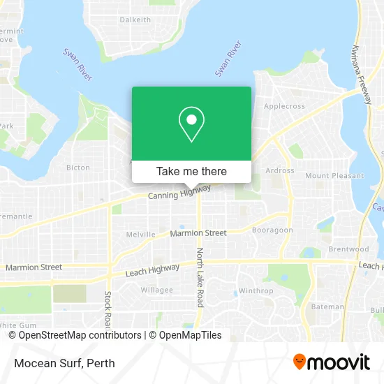 Mapa Mocean Surf