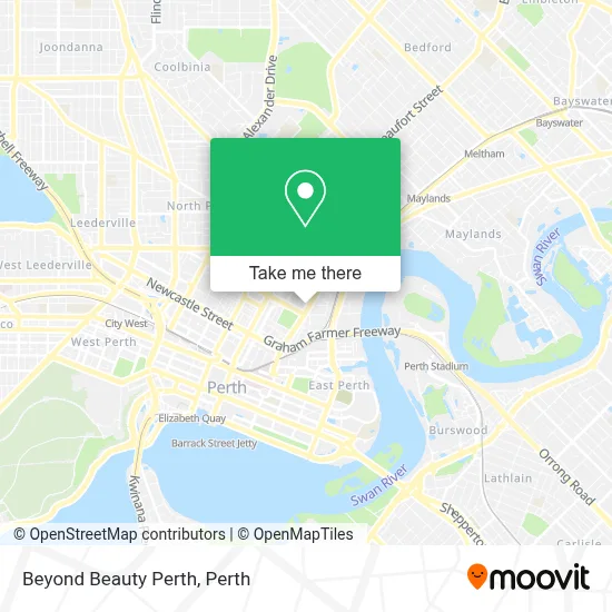 Mapa Beyond Beauty Perth