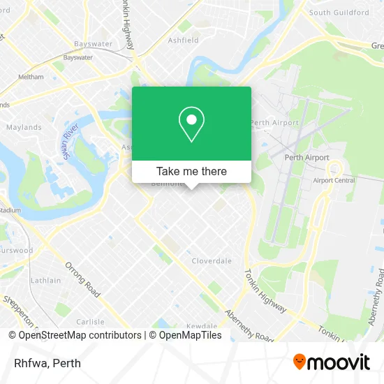 Mapa Rhfwa
