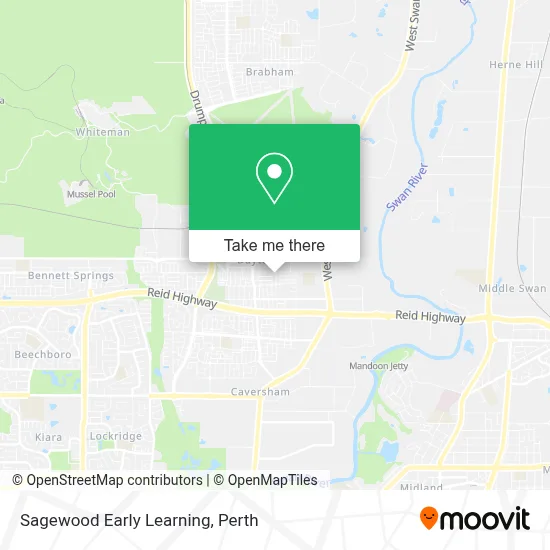 Mapa Sagewood Early Learning