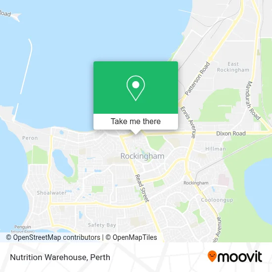 Mapa Nutrition Warehouse
