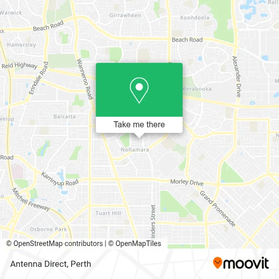 Mapa Antenna Direct