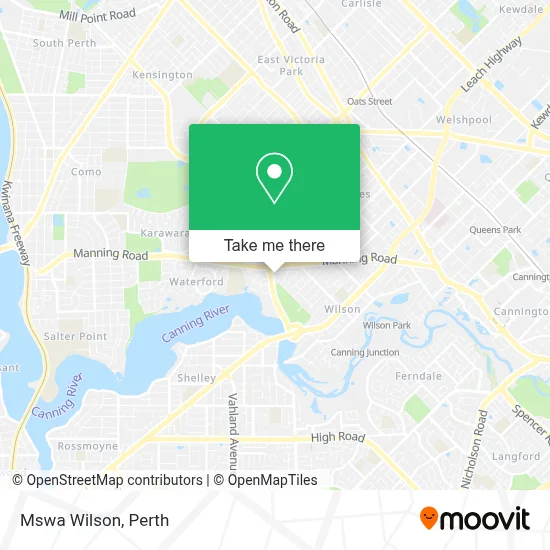 Mapa Mswa Wilson