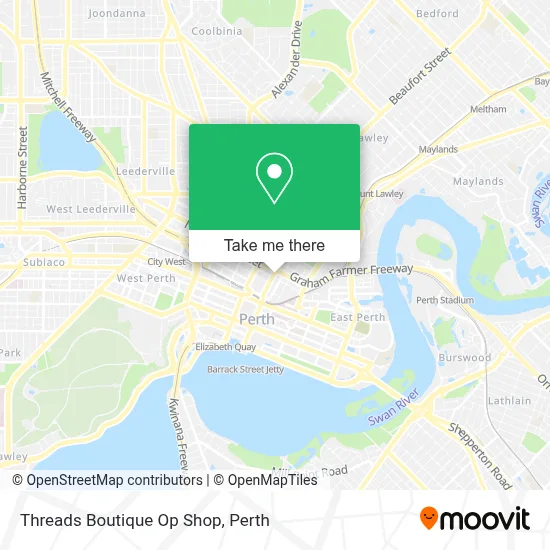 Mapa Threads Boutique Op Shop